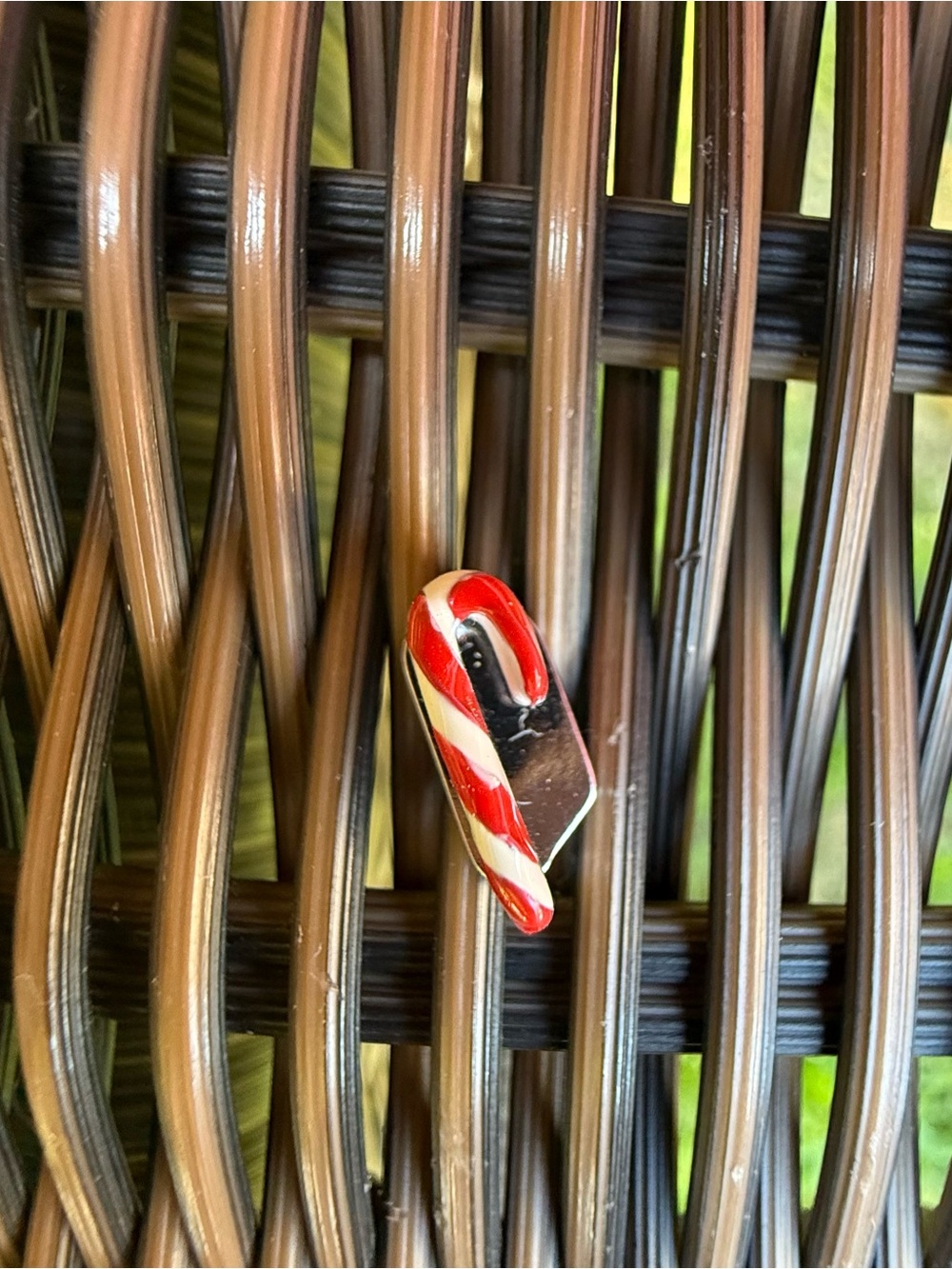 KEEP Collective Red and White Candy Cane Charm